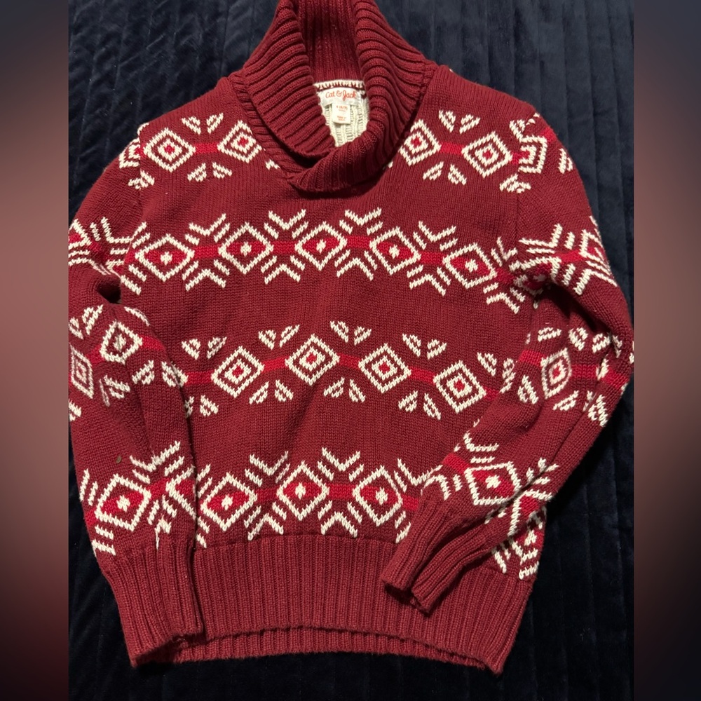 Cat & Jack Boys holiday sweater!